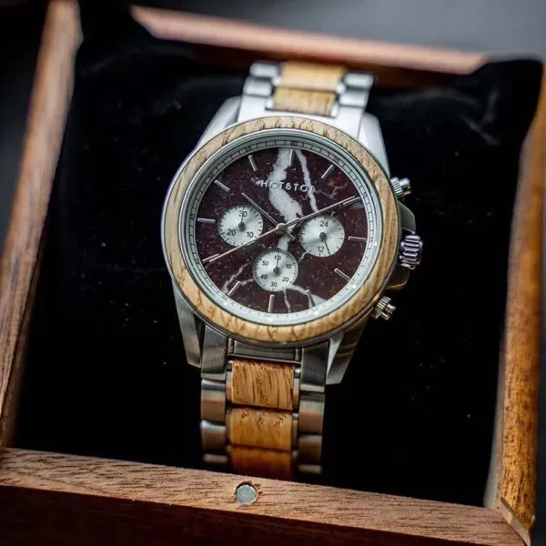 Luxe houten horloges bij De Stijlmeester