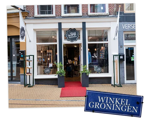 De winkel van de Stijlmeester & Shoelia in Groningen