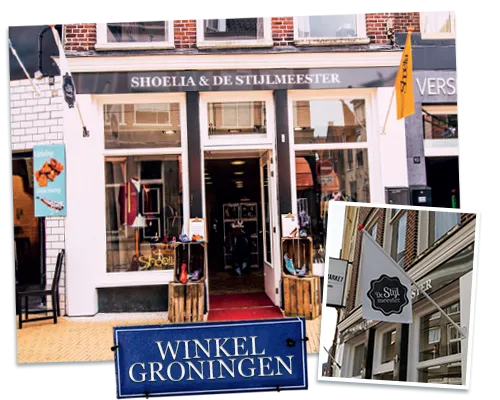 De winkel in Groningen samen met Shoelia