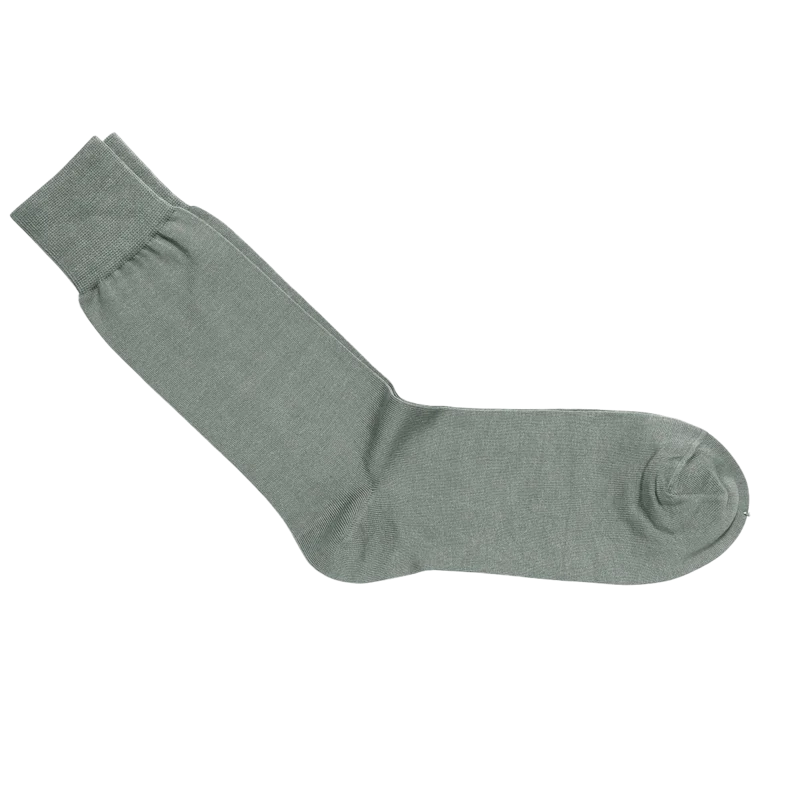 Groen grijze katoenen sokken