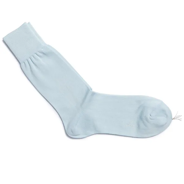 Babyblauwe katoenen sokken