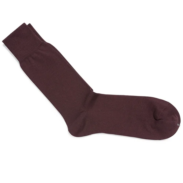 Bordeauxrode katoenen sokken