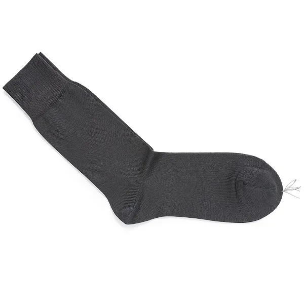 Donkergrijze katoenen sokken