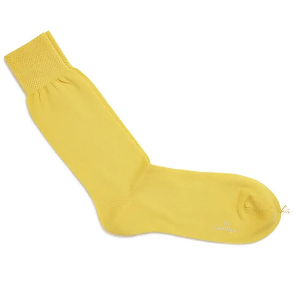 Gele katoenen sokken