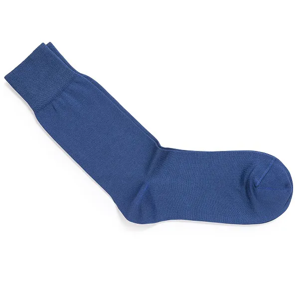 Kobaltblauwe katoenen sokken