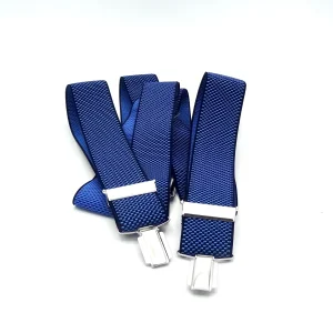 Bretels Blauw en lichtblauw geweven