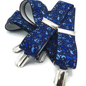 Bretels Blauwe blaadjes