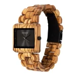 Houten horloge Dusk