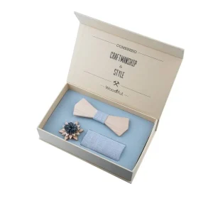 Houten vlinderdas Kennedy