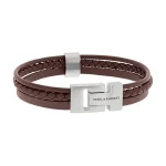 Leren armband Casual Cole Brown