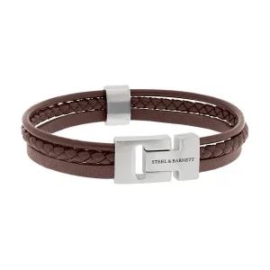 Leren armband Casual Cole Brown