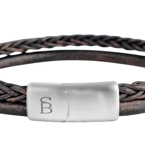 Leren armband Denby Brown