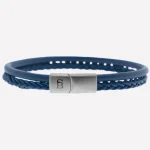 Leren armband Denby Jeans blue