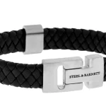 Leren armband Harrison Black