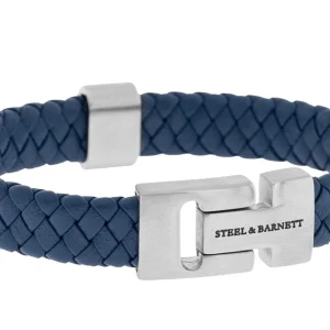 Leren armband Harrison Jeans blue