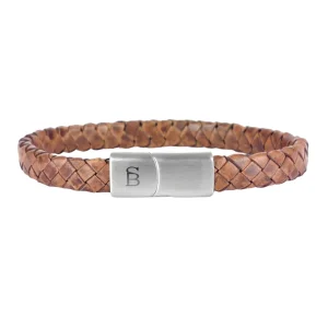 Leren armband Riley Caramel