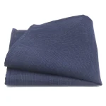 Pochet Donkerblauw met grove weving