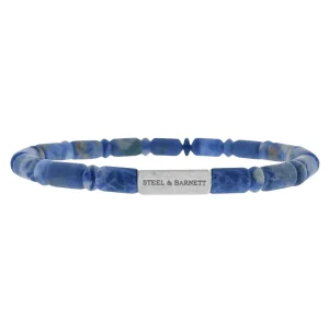 Stenen kralen armband Cal Matt Sodalite