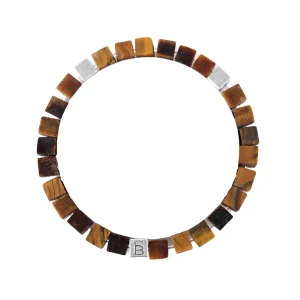 Stenen kralen armband Memphis Matt Tiger