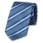Stropdas Blauw met strepen
