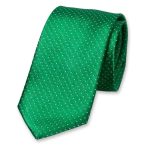 Stropdas Groen met stippen