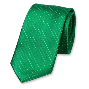 Stropdas Groen met stippen