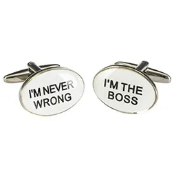 Manchetknopen I'M THE BOSS