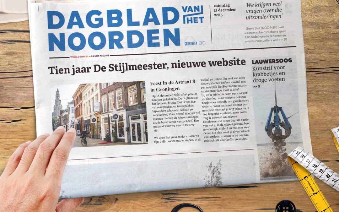 Tien jaar De Stijlmeester, nieuwe website