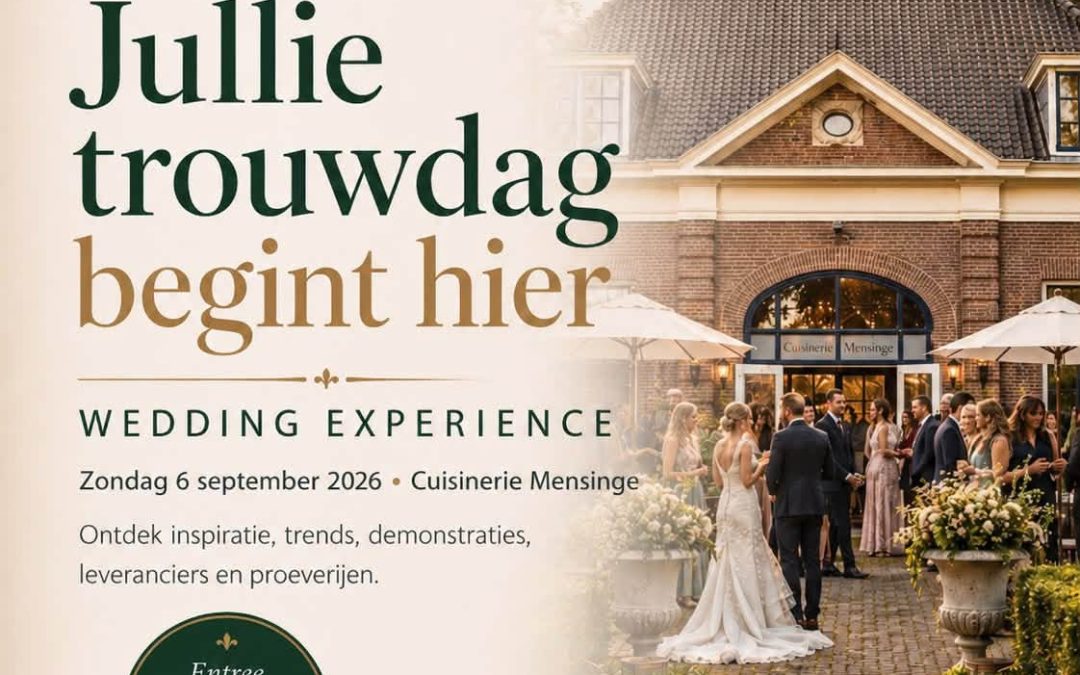 Laat je inspireren op deze stijlvolle trouwbeurs in Roden